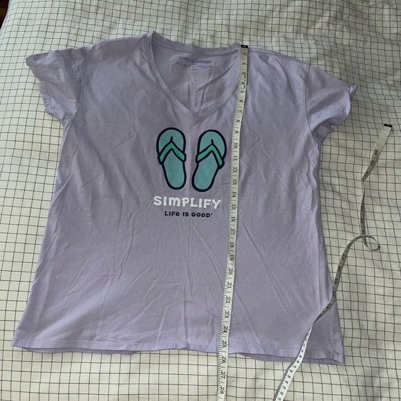 Life Is Good "Simplify" Lavender Pajamas - Picture 8 of 11